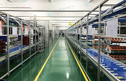 Solid insulated ring network cabinet production line