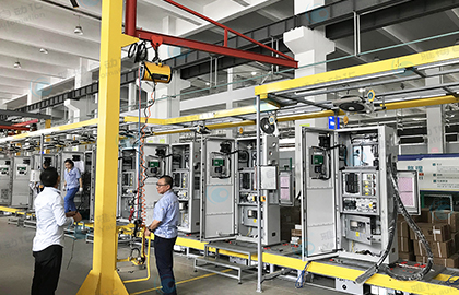 Charging pile production line